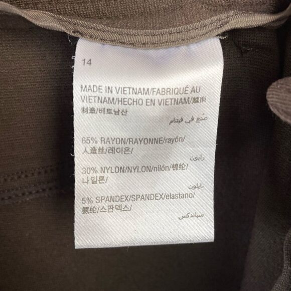Alfani Brown Stretch Jeans Size 14 EUC - Picture 5 of 5